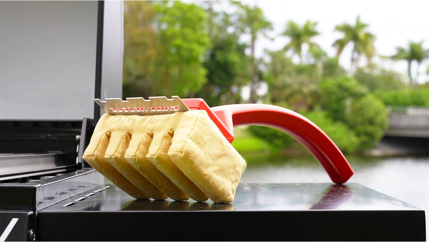 Grill deals grate brush